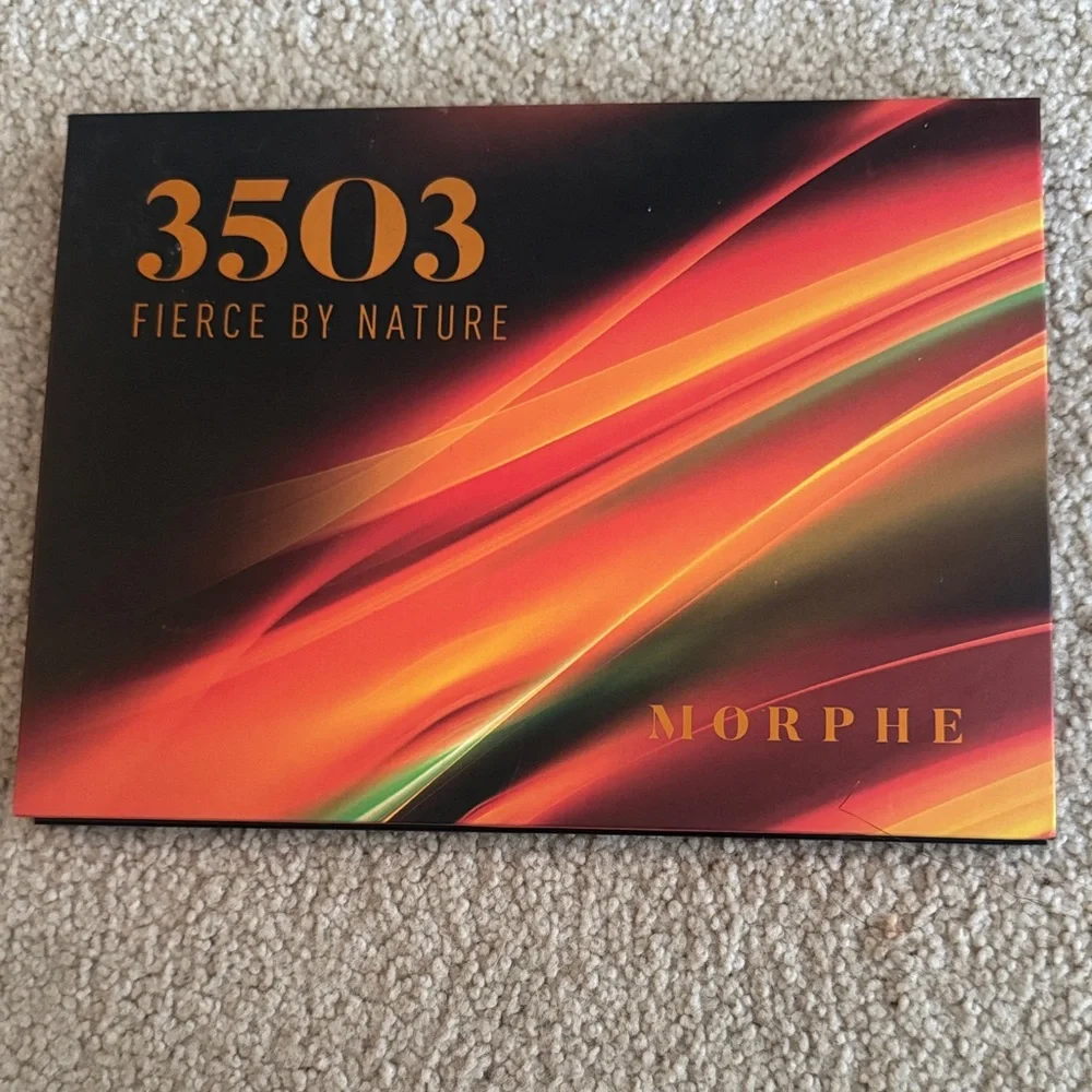 Morphe 3503 Palette - Bold Orange and Black
